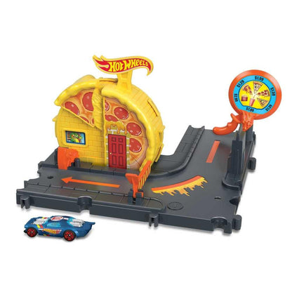 Hot Wheels Mattel City Speedy Pizza Pick-Up/from Assort