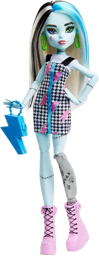 Monster High Frankie Doll has more than 10 flexible joints for girls aged 4 and up