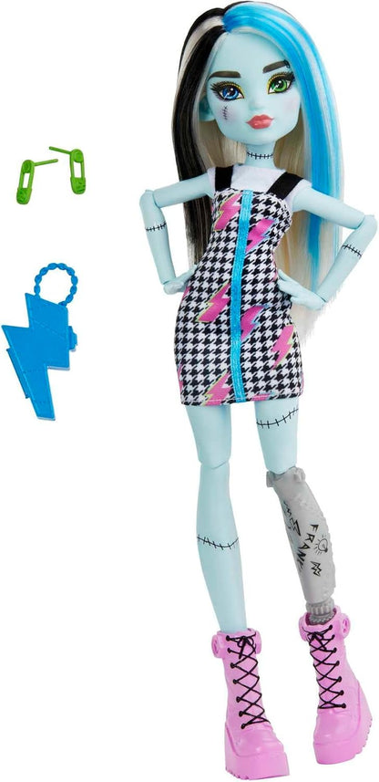 Monster High Frankie Doll has more than 10 flexible joints for girls aged 4 and up