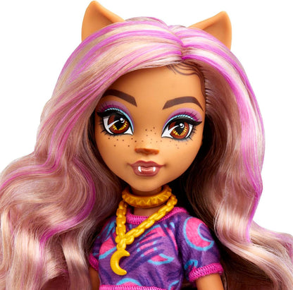 Monster High Muñeca Clawdeen Cuenta con más de 10 articulaciones Flexibles para niñas de 4 años en adelante