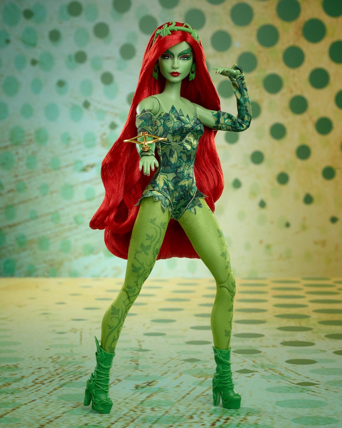 Barbie Signature Poison Ivy Collector Doll with Posable Body, Iconic Outfit, & Accessories, DC Batman 85th Anniversary Collectible, HRM51