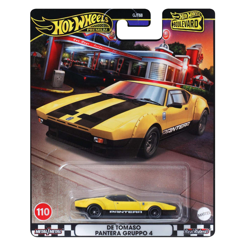 Mattel Hot Wheels Premium: Boulevard - De Tomaso Pantera Gruppo 4 Vehicle (Hrt75)