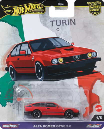 Hot Wheels Premium Car Culture Collectible Toy Car, 1:64 Scale Die-Cast Audi S$ Quattro, World Tour Vehicle with Real Riders Tires