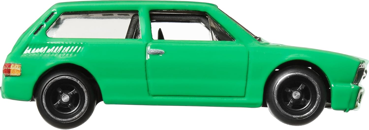 Hot Wheels Premium Car Culture Collectible Toy Car, 1:64 Scale Die-Cast VW Brasilia T9678, World Tour Vehicle with Real Riders Tires