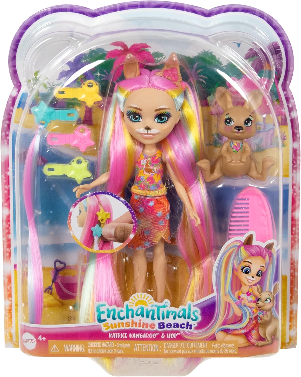 Enchantimals-Poupée Chevelure-Poupée et figurine animal HTJ70