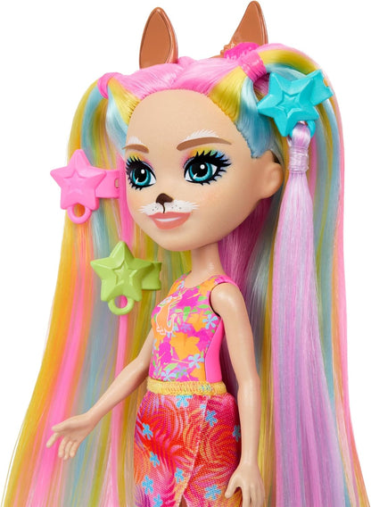 Enchantimals-Poupée Chevelure-Poupée et figurine animal HTJ70