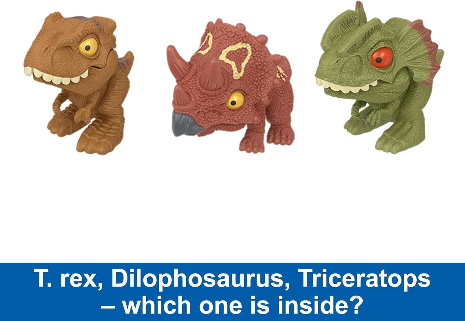 Jurassic World Unboxing Crushivores Mini Dinosaur Toy Figure in Rip-Open Package with Multiple Compounds & Surprises, Feeding Play, HVB29