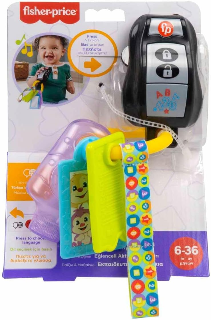 Fisher-Price® Laugh & Learn® Play & Go Activity Keys (Voice Languages En,Gr,Tr) (Hwy40)