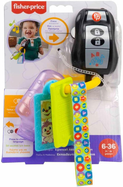 Fisher-Price® Laugh & Learn® Play & Go Activity Keys (Voice Languages En,Gr,Tr) (Hwy40)
