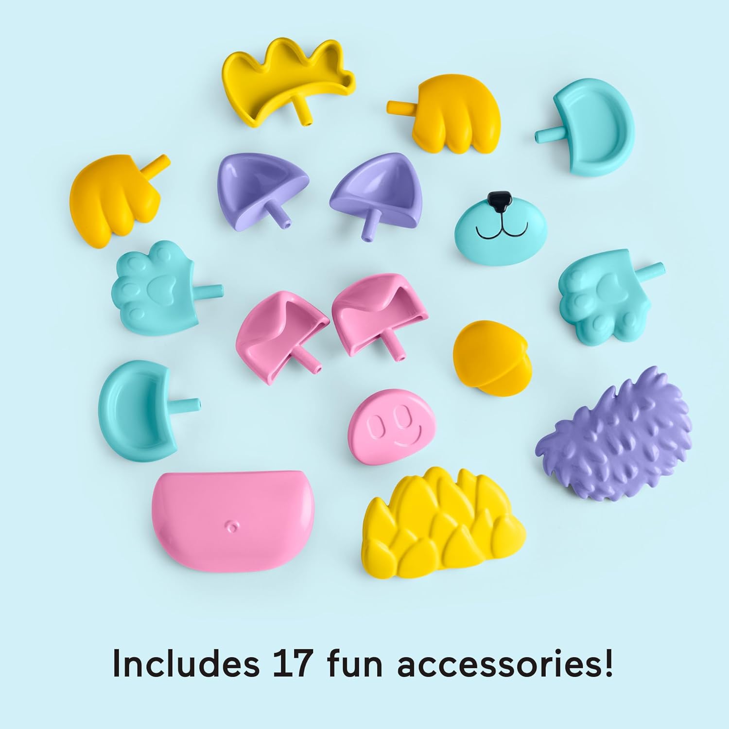 Fisher-Price Preschool Toy FP Pets Mix & Match Pet, 18-Piece Creative Building Set for Pretend Play for Ages 3+ Years, HXP18