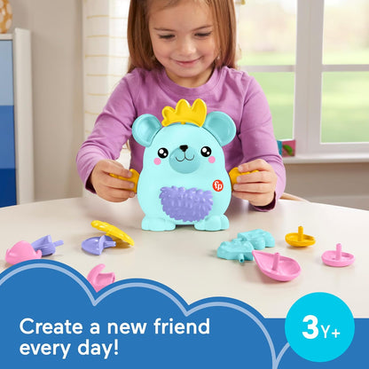 Fisher-Price Preschool Toy FP Pets Mix & Match Pet, 18-Piece Creative Building Set for Pretend Play for Ages 3+ Years, HXP18