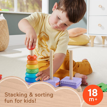 Fisher-Price - Wooden Stacking Shape Sorter (Hxt76)