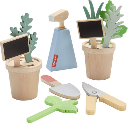 Fisher-Price Spielzeug für Babys, Gartenarbeit aus Holz für Babys ab 3 Jahren