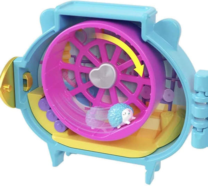 Polly Pocket Collectible Hedgehog Pet Compact Playset for Girls Ages 4 and Up