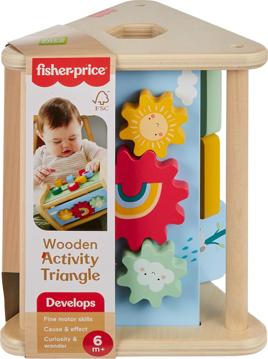 Fisher-Price - Wooden Activity Triangle (Hyg48)