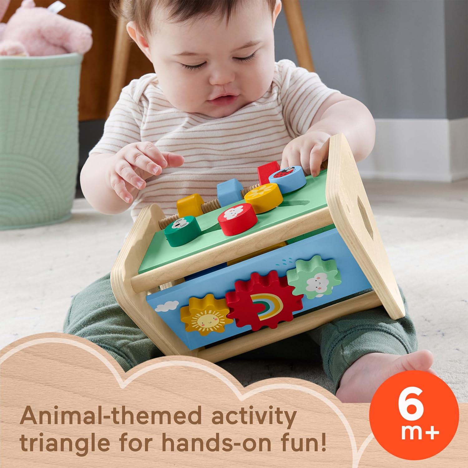 Fisher-Price - Wooden Activity Triangle (Hyg48)
