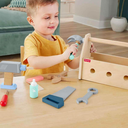Fisher-Price - Wooden Tool Box Set (Hyg50)