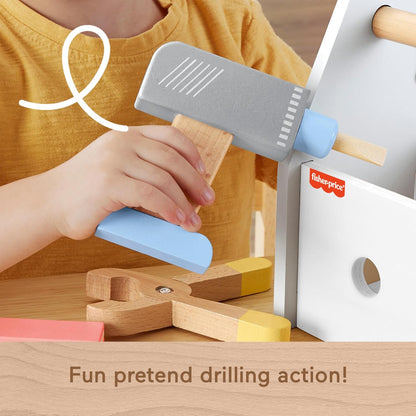 Fisher-Price - Wooden Tool Box Set (Hyg50)