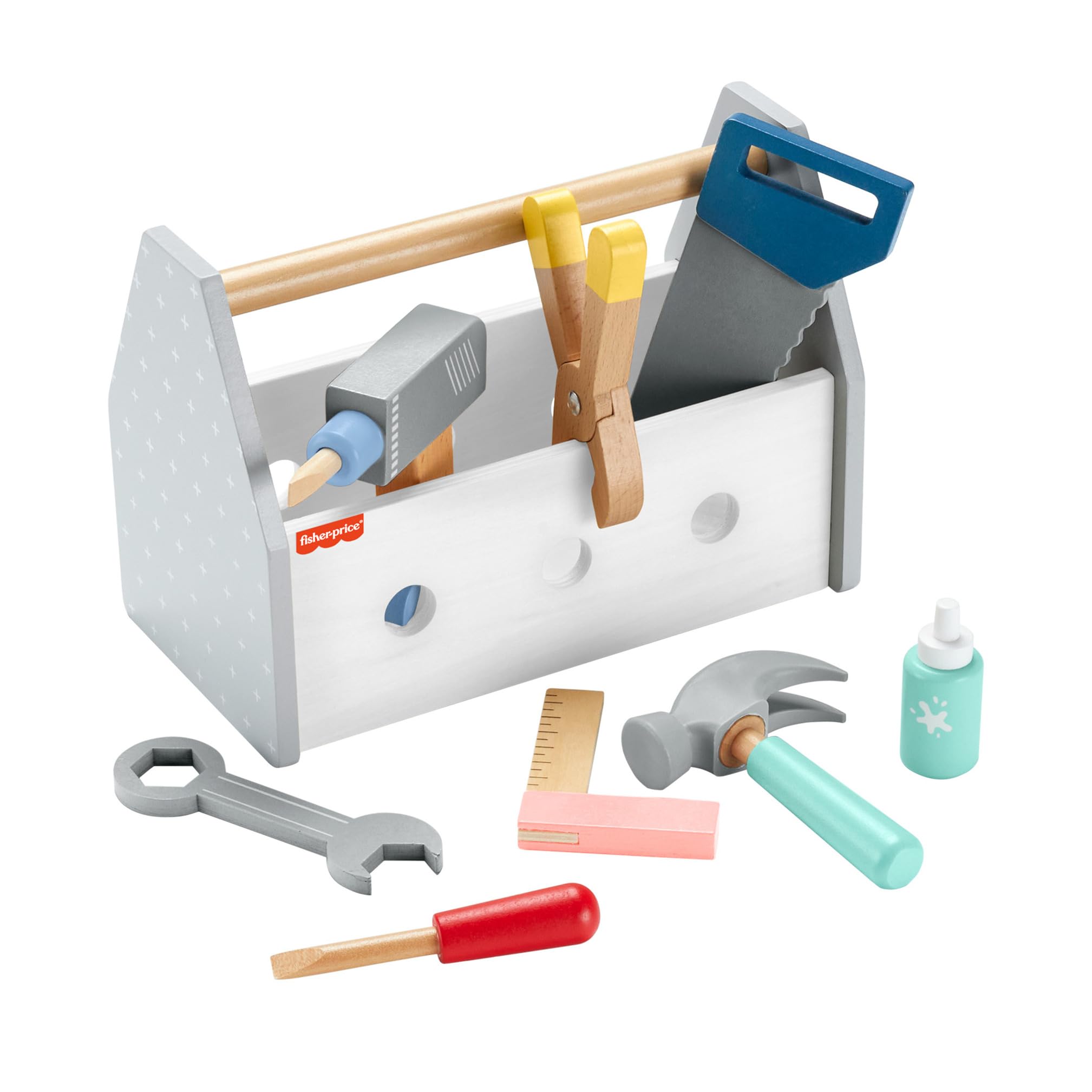 Fisher-Price - Wooden Tool Box Set (Hyg50)