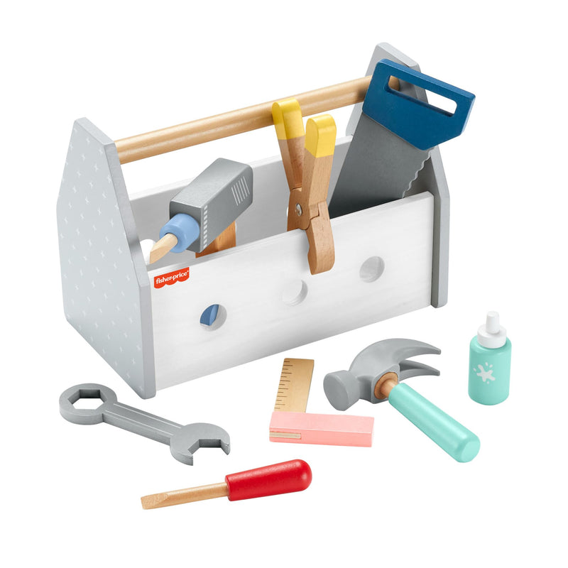 Fisher-Price - Wooden Tool Box Set (Hyg50)