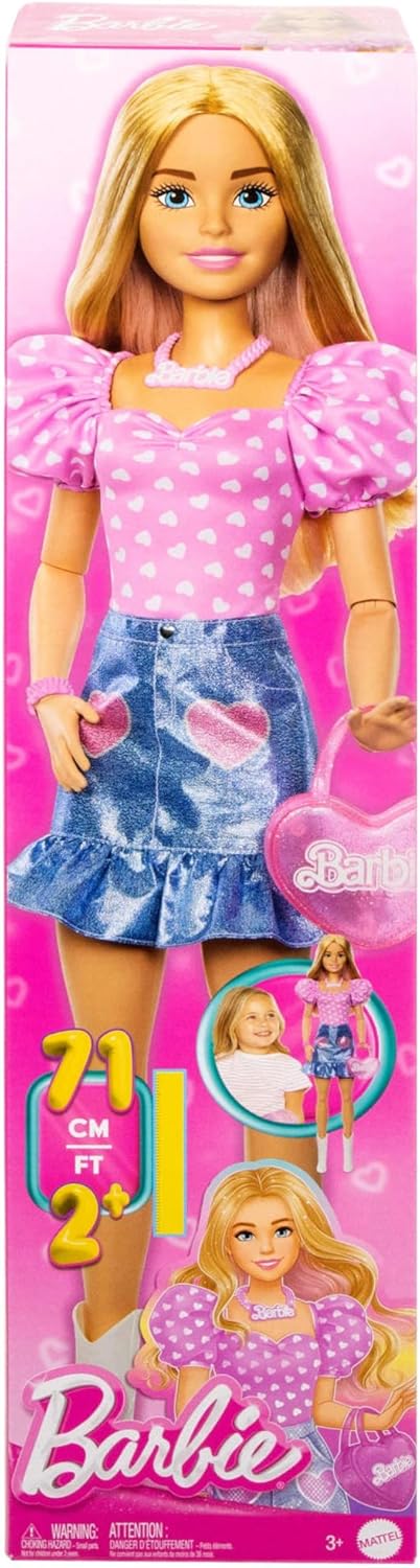 Mattel Barbie - Doll With Blonde Hair (71Cm) (Hyt84)