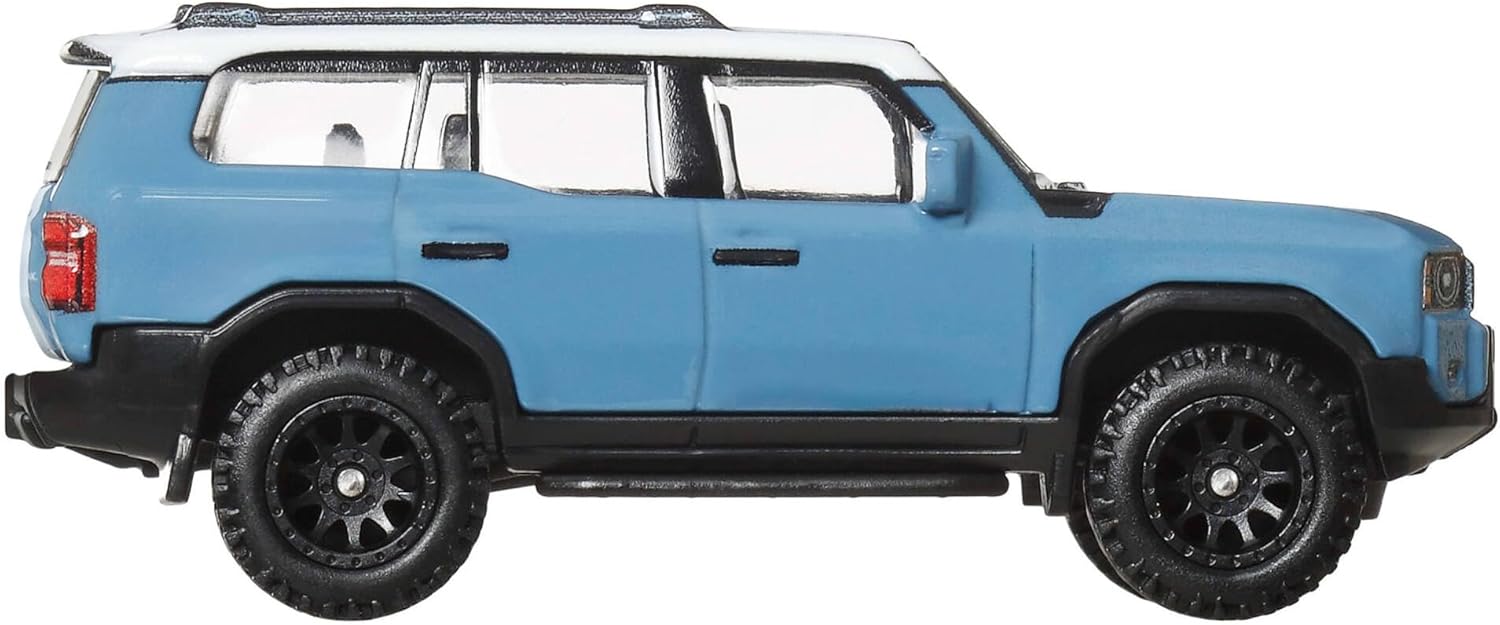 Hot Wheels Premium Toyota Land Cruiser, Car Culture Circuit Legends Vehicles for Kids 3 Years Old & Up, Premium Collection of Car Culture 1:64 Scale Vehicles, JBK52