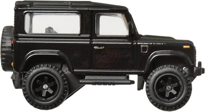 Hot Wheels Premium Car Culture 1:64 Scale Die-Cast Land Rover Defender 90 Off-Road Vehicle with Real Riders Tyres
