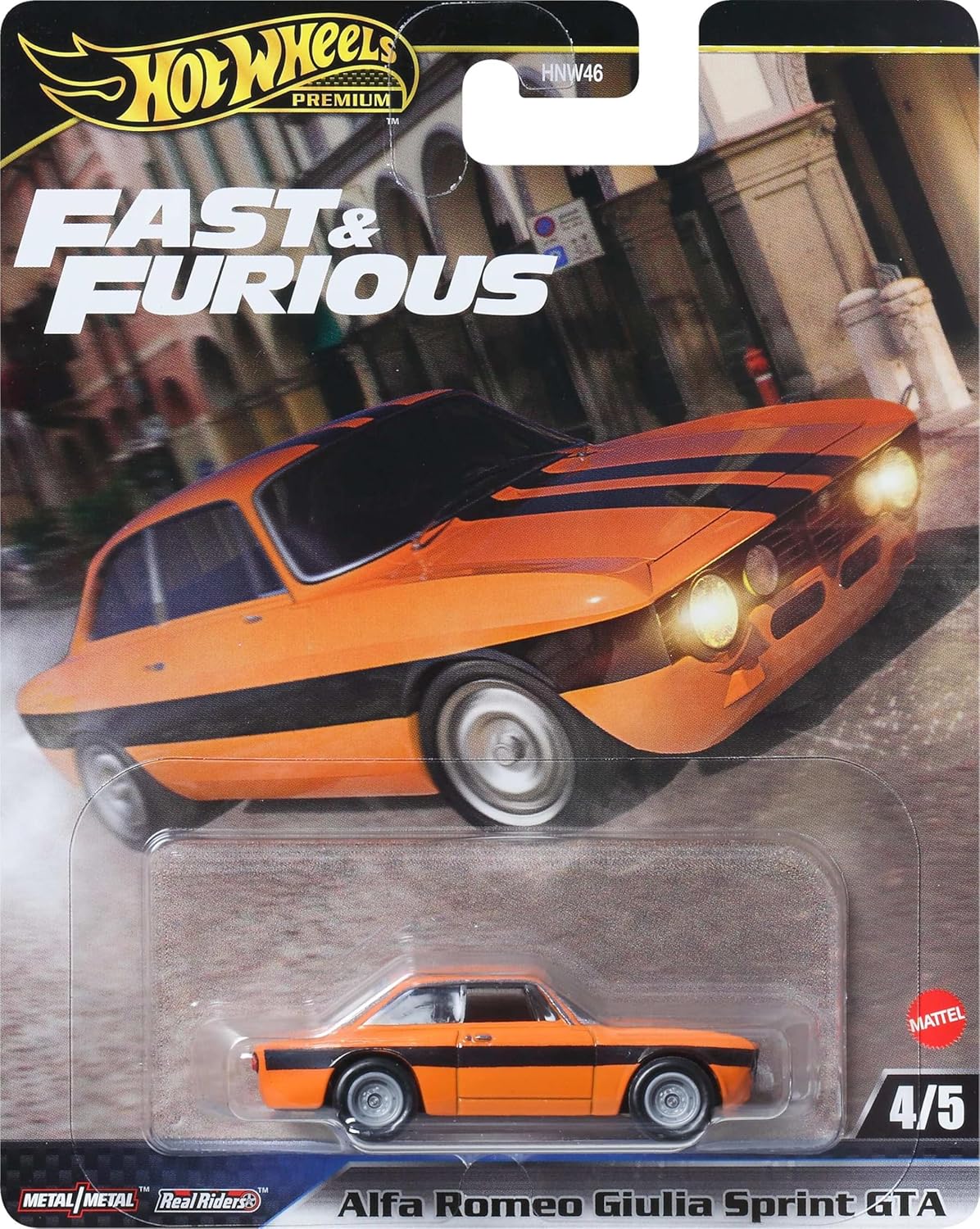 Hot Wheels Cars, Premium Fast & Furious 1:64 Scale Die-Cast Car for Collectors Inspired by Fast & Furious Movie Franchise