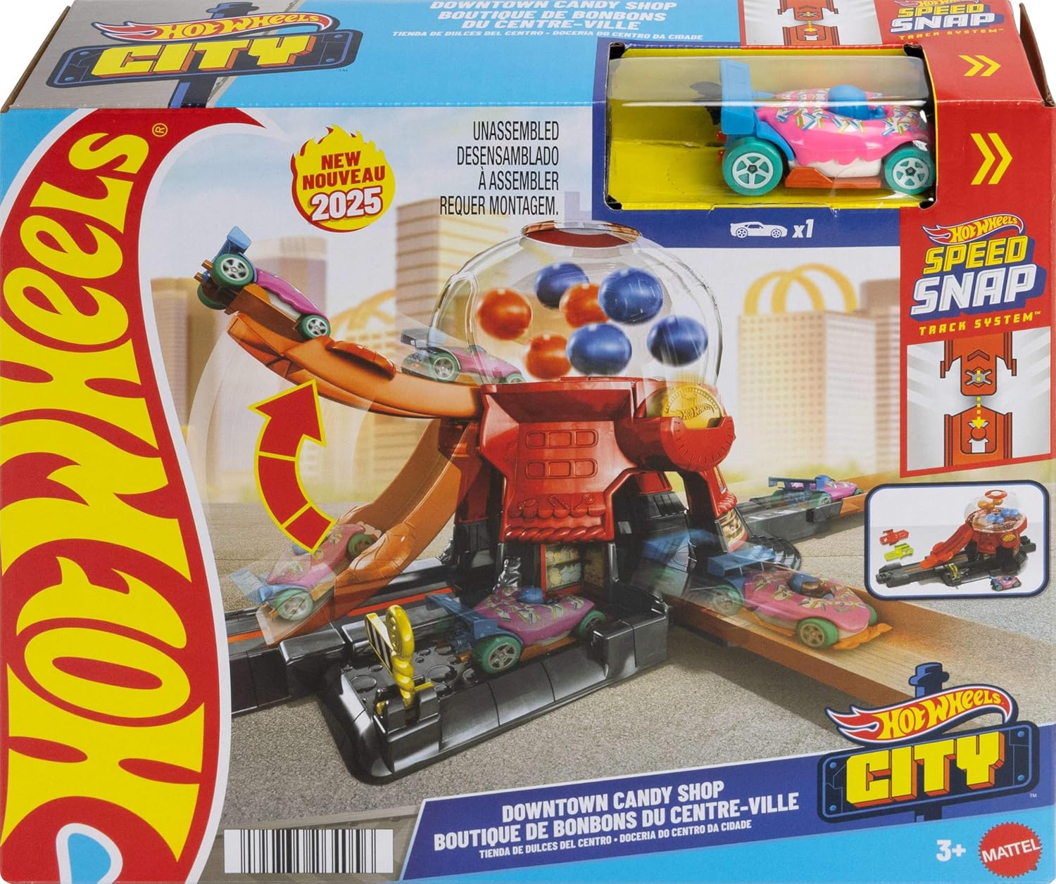 HOT WHEELS CITY DOWNTOWN CANDY SHOP