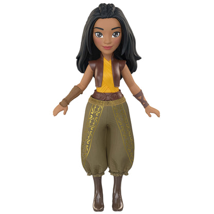 Disney Princess Raya Posable Small Doll in Shiny Outfit with Removable Pants, Inspired by Movie