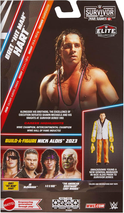 WWE Bret Hart Elite Survivor Series 2025 toy wrestling action figure