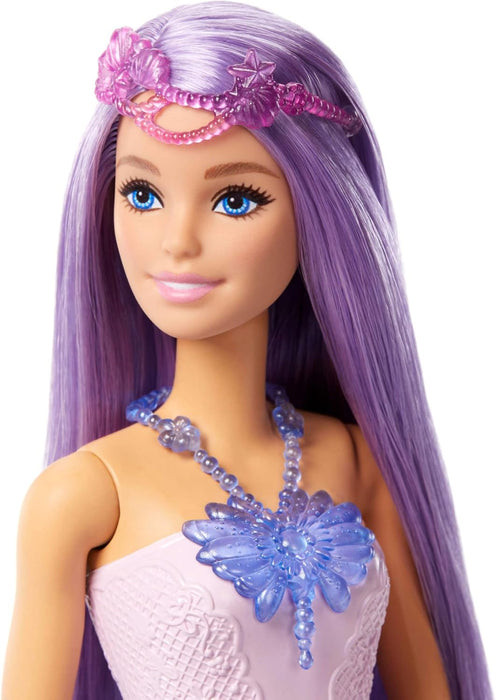 Barbie Doll with Clothes & Accessories, Fantasy Fashion Pack with 8 Accessories Including Mermaid Tail, Fairy Wings, Royal Necklaces, Shoes & More for 10+ Looks, JCP74