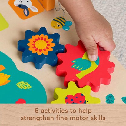 Fisher-Price Baby Toy Fun Wooden Play Board for Babies from 6 Months
