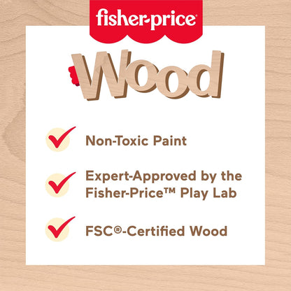 Fisher-Price Wooden Rainbow Beads