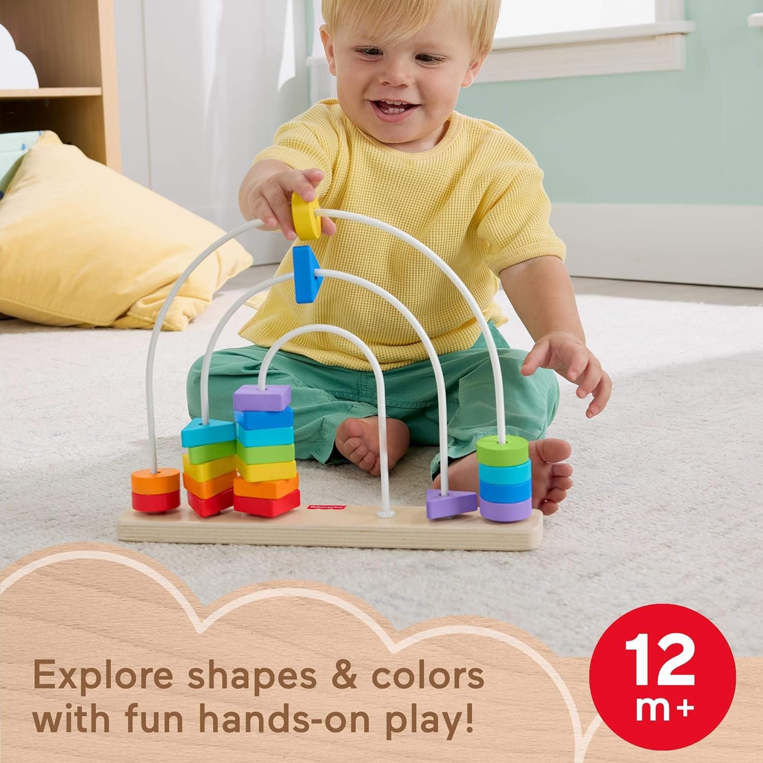 Fisher-Price Wooden Rainbow Beads