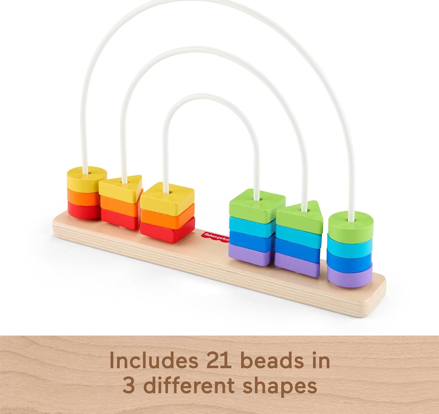Fisher-Price Wooden Rainbow Beads