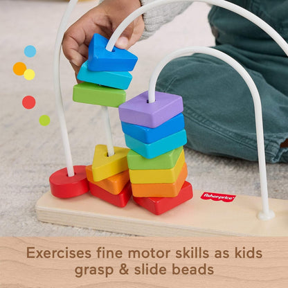 Fisher-Price Wooden Rainbow Beads