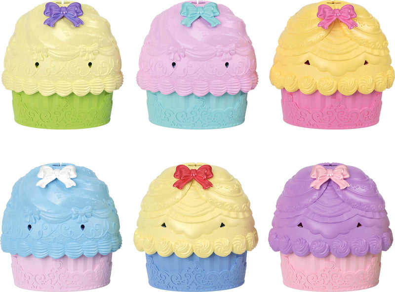 Mattel Disney Princess Toys, Small Doll Cupcake Reveal with 5 Surprises Including Doll & 2 Tea Party Accessories, Inspired by Movies (Dolls May Vary