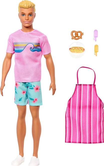 Barbie Mysteries: Mission Beach Ken Puppy & Zubehör