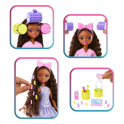 Barbie Dream GET READY WITH “Brooklyn” Fashion Doll with Surprise Accessories and 15+ Looks