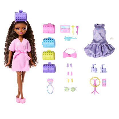 Barbie Dream GET READY WITH “Brooklyn” Fashion Doll with Surprise Accessories and 15+ Looks