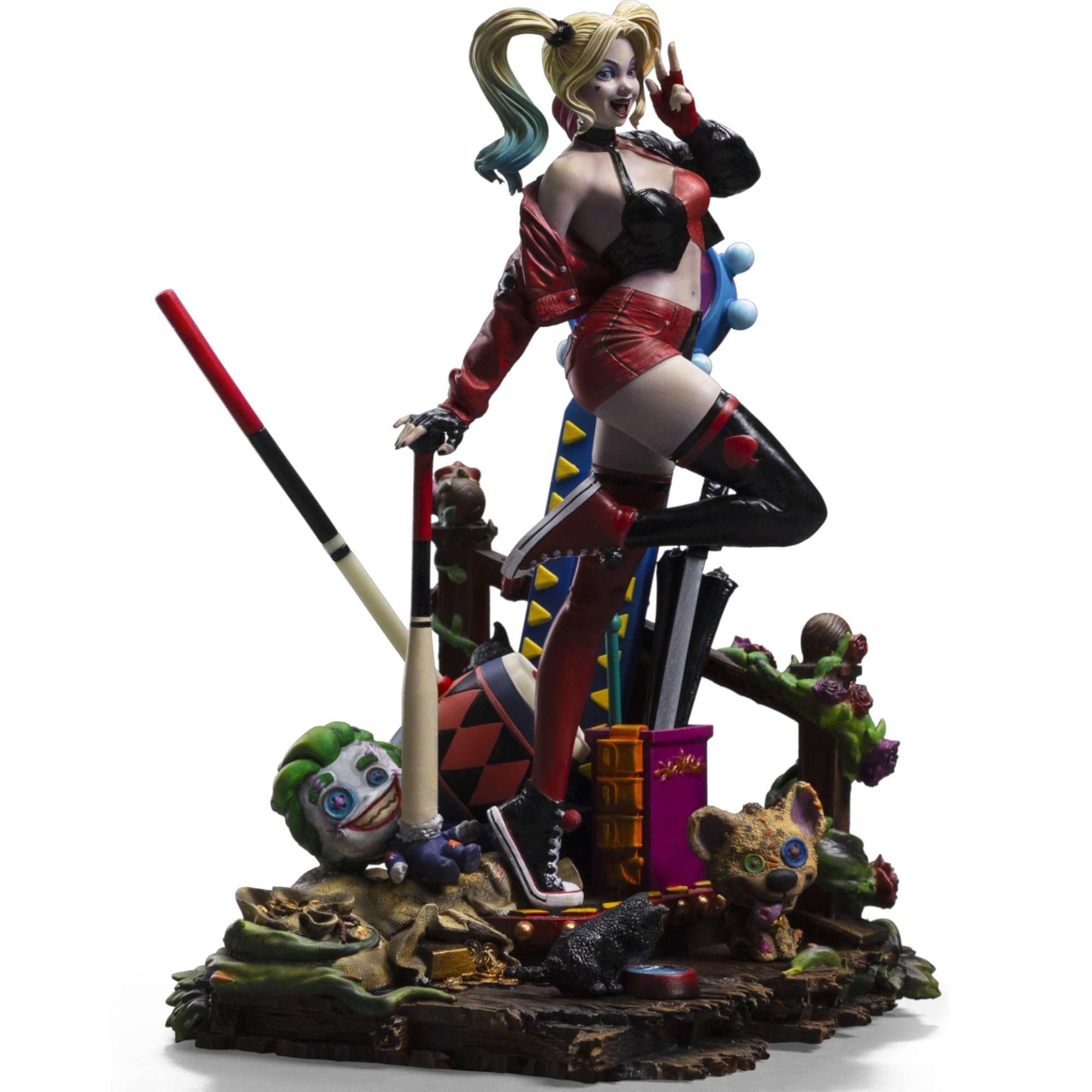 Iron Studios Art Scale Statue 1/10 Harley Quinn Deluxe Gotham City Sirens 22cm