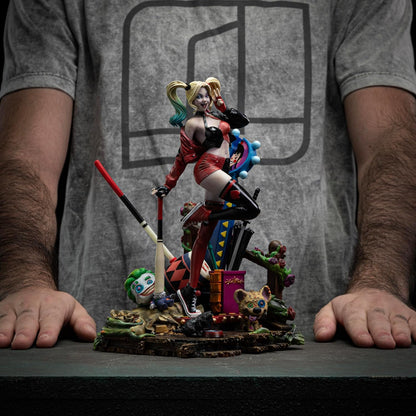 Iron Studios Art Scale Statue 1/10 Harley Quinn Deluxe Gotham City Sirens 22cm