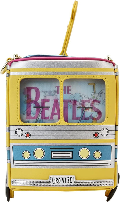 Loungefly Cross Body Bag The Beatles Magical Mystery Tour Bus Official Yellow One Size