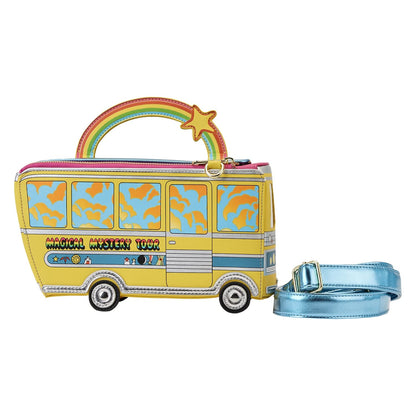 Loungefly Cross Body Bag The Beatles Magical Mystery Tour Bus Official Yellow One Size