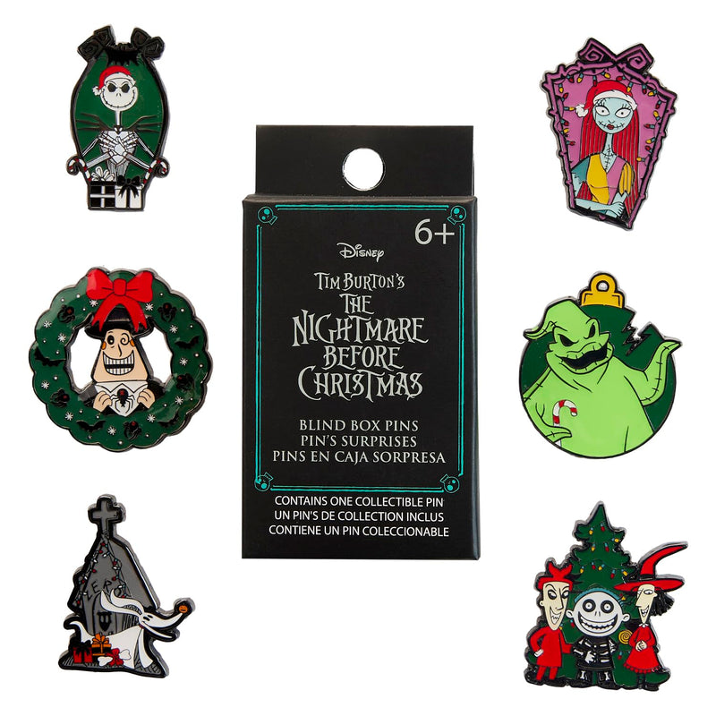 Loungefly: Walt Disney - Nightmare Before Christmas Seasonal  Blind Box Enamel Pins