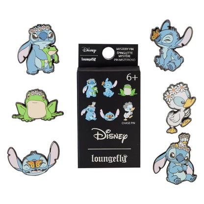 Loungefly Disney - Lilo & Stitch - Springtime Stitch - 1 Of 6 To Collect - Styles Vary - Lilo And Stitch - Blind Box - Enamel Pins - Cute Brooch for Collecting - For Backpacks & Bags