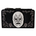 Loungefly Harry Potter Death Eater Flap Wallet, Black/White, One Size, Casual