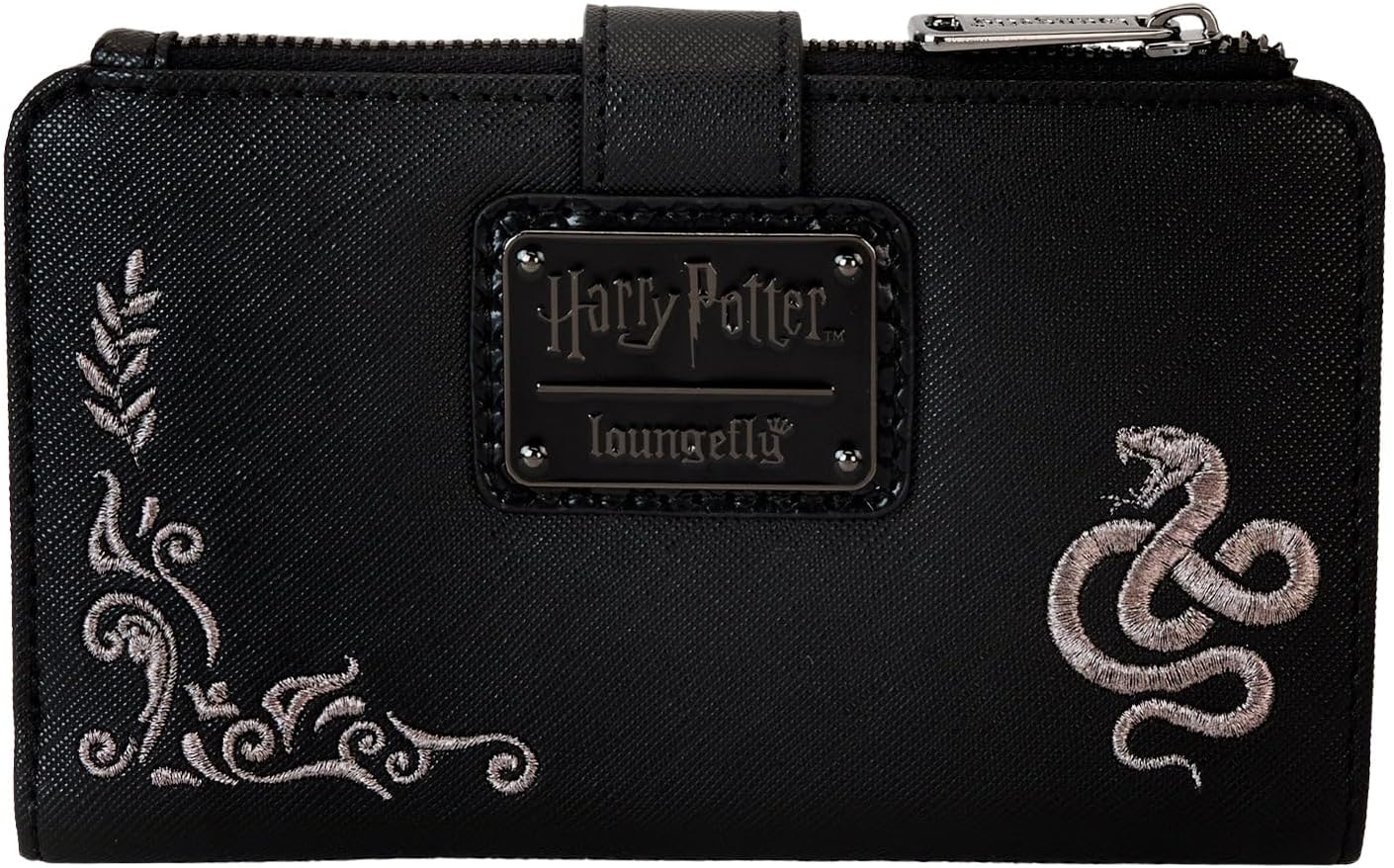 Loungefly Harry Potter Death Eater Flap Wallet, Black/White, One Size, Casual