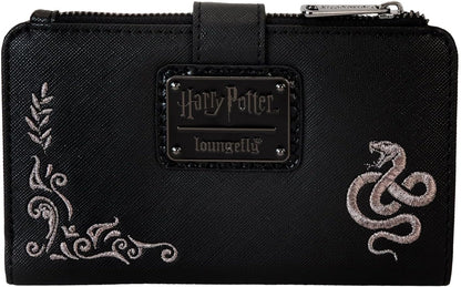 Loungefly Harry Potter Death Eater Flap Wallet, Black/White, One Size, Casual